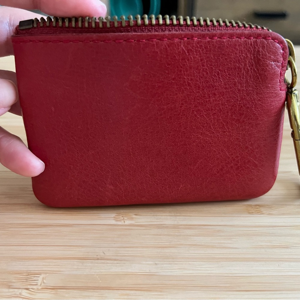 Madewell small red wallet!